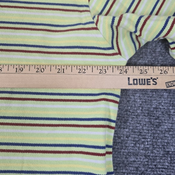 Men's Tommy Hilfiger Striped Polo Shirt - Size XL Extra Large Green - Picture 6 of 14